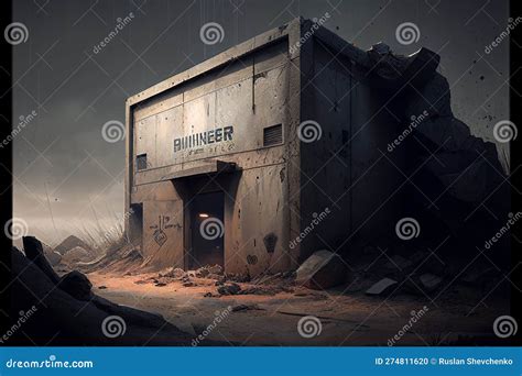 Entrance to the Bunker .